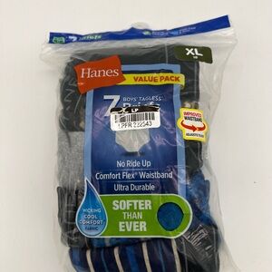 Hanes Boys Boxer Briefs 7 Pack Underwear Multicolor XL 18